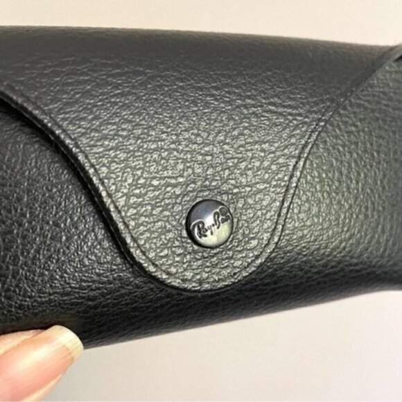 Ray Ban Black Semi-Hard Aviator Sunglasses Case - Picture 3 of 7